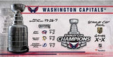 Washington Capitals 2018 Stanley Cup Champions Crystal Stanley Cup Trophy