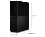 WD 4TB My Book Desktop External Hard Drive, USB 3.0 - WDBBGB0040HBK-NESN