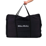 Mika Micky Bedside Sleeper Easy Folding Portable Crib,Grey