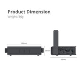 GL.iNet GL-AR750S-Ext Gigabit Travel AC Router (Slate), 300Mbps(2.4G)+433Mbps(5G) Wi-Fi