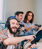 Beexcellent Gaming Headset for PS4 Xbox One PC Mac Controller Gaming Headphone with Crystal Stereo Bass Surround Sound, LED Light & Noise-Isolation