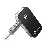 TaoTronics Bluetooth Receiver/Car Kit, Portable Wireless Audio Adapter 3.5mm Aux Stereo Output (Bluetooth 4.2, A2DP, Built-in Microphone)