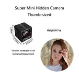 Mini Wireless Hidden spy Camera,Full HD 1080P Portable Small HD Nanny cam with Night Vision,Video Record and Motion Detection for Home, Car, Drone