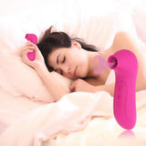 Clitoral Sucking Vibrator with 10 Intensities Modes for Women, Adorime Waterproof Rechargeable Quiet Clitoris Nipples Suction Stimulator