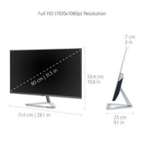 ViewSonic VX3276-MHD 32 Inch 1080p Frameless Widescreen IPS Monitor with Screen Split Capability HDMI and DisplayPort