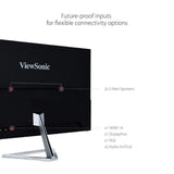 ViewSonic VX3276-MHD 32 Inch 1080p Frameless Widescreen IPS Monitor with Screen Split Capability HDMI and DisplayPort