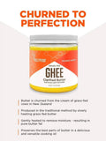 Bulletproof Grass-Fed Ghee, Quality Clarified Butter Fat from Pasture-Raised Cows, Gluten-Free, Non-GMO (13.5 Ounces) Ghee (13.5 oz)