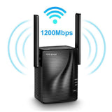 WiFi Range Extender - 1200Mbps WiFi Repeater Wireless Signal Booster, 2.4 & 5GHz Dual Band WiFi Extender