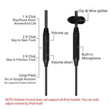 Avantree E171 Sports Earbuds Wired with Microphone, Sweatproof Wrap Around Earphones with Over Ear Hook, in Ear Running Headphones for Workout