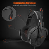Gaming Headset NUBOW Gaming Headphones for Xbox One PS4 PC Stereo Surround Noise Cancelling Over Ear Gaming Headphones with Mic, Bass Surround
