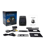 DIGITNOW Film Scanner with 22MP Converts 126KPK/135/110/Super 8 Films, Slides, Negatives All in One into Digital Photos,2.4" LCD Screen