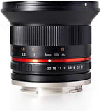 Rokinon 12mm F2.0 NCS CS Ultra Wide Angle Lens Sony E-Mount (NEX) (Black) (RK12M-E)
