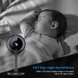 MECO WiFi IP Camera 1080P HD Home IP Security Nanny Camera with Night Vision, Sound & Motion Detection, Security Surveillance 2.4GHz Pet Baby Monitor