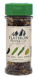 Flatiron Pepper Co, Premium Chile Flake Blends Gift Set. Four Pepper Red, Hatch Valley Green, Dark and Smoky Chipotle