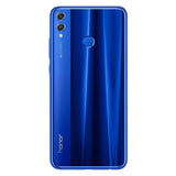 Huawei Honor 8X (64GB + 4GB RAM) 6.5" HD 4G LTE GSM Factory Unlocked Smartphone - International Version No Warranty JSN-L23 (Blue)