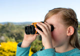Outdoor Exploration Kit, Children’s Toy Binoculars, Flashlight, Compass, Whistle, Magnifying Glass, Backpack. Great Kids Gift Set for Camping, Hiking