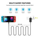 Switch Charger for Nintendo Switch, AC Power Supply Adapter Compatible with Nintendo Switch, 15V/2.6A Support TV Mode, Fast Charger  Nintendo Switch