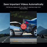 APEMAN Dual Dash Cam for Cars Front and Rear with Night Vision 1080P FHD Mini in Car Camera 170° Wide Angle Driving Recorder with G-Sensor