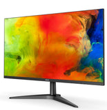 AOC 24B1H 24" Full HD 1920x1080 Monitor, 3-Sided Frameless, VA Panel, HDMI/VGA, Flicker-free