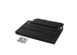 Crown Mark Upholstered Panel Bed in Black, Twin