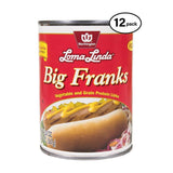 Loma Linda - Plant-Based - Big Franks (20 oz.) (Pack of 12) - Kosher