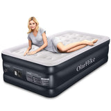 OlarHike Twin Air Mattress with Built-in Pump for Guests, Inflatable Double High Elevated Airbed, Raised 18" , Inflated Size - 78×40×18 INCH
