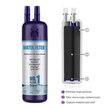 RWFILTER W10295370A W10295370 Water Filter Cap 3Pack Purple