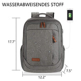 KROSER Laptop Backpack Large Computer Backpack Fits up to 15.6 Inch Laptop with USB Charging Port Water-Repellent School Travel Backpack