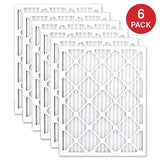 AIRx ALLERGY 20x25x1 MERV 11 Pleated Air Filter - Made in the USA - Box of 6
