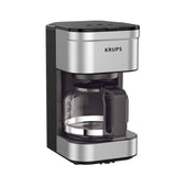 Krups KM202850 Simply Brew Coffee Maker, 5 Cup, Silver