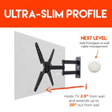 ECHOGEAR Full Motion Articulating TV Wall Mount Bracket for 26-55 Inch TVs – Extend