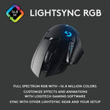 Logitech G502 Lightspeed Wireless Gaming Mouse with Hero 16K Sensor, PowerPlay Compatible, Tunable Weights and Lightsync RGB