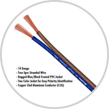 InstallGear 14 Gauge AWG 100ft Speaker Wire True Spec and Soft Touch Cable