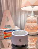 Dreamegg D1 Sound Machine - White Noise Machine with Baby Night Light for Sleeping, High Fidelity Sounds,Timer &Memory Feature, Sound Machine(White)