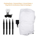 Halloween Decorations 8ft Inflatable Ghost Decor Built-in LED Lights