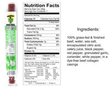 Sugar Free, 100% Grass-Fed, Keto & Paleo Friendly Beef Sticks: No MSG, Gluten or Soy, Never Given Antibiotics (Original, 12-Count, 1-oz Stick)