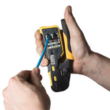 Pass-Thru Modular Wire Crimper, All-in-One Tool Cuts, Strips, Crimps, Fast and Reliable Klein Tools VDV226-110