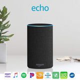 Echo (2nd Generation) - Smart speaker with Alexa and Dolby processing - Charcoal Fabric
