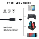 Switch Charger for Nintendo Switch, AC Power Supply Adapter Compatible with Nintendo Switch, 15V/2.6A Support TV Mode, Fast Charger  Nintendo Switch