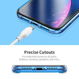 iPhone 11 Case Clear 6.1 inch FLOVEME Ultra Slim HD Transparent Shockproof Protective Cases Hard PC Back Cover