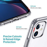 ESR Metal Kickstand Designed for iPhone 11 Case, [Vertical and Horizontal Stand] Clear