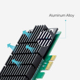 TP-Link AC1300 PCIe Wireless Wifi PCIe Card | 2.4G/5G Dual Band Wireless PCI Express Adapter | Low Profile, Long Range, Heat Sink Technology