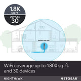 NETGEAR Nighthawk Cable Modem WiFi Router Combo C7000-Compatible with all Cable Providers