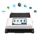 Raven Original Document Scanner - Huge LCD Touchscreen, Color Two Sided Wireless Scanning Direct to Cloud, Automatic Document Feeder (ADF), Wi-Fi