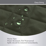 Easy-Going Sofa Slipcover Reversible Sofa Cover Anti-Slip Foams Couch (Chair, Army Green/Beige)