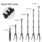 8" Selfie Ring Light with Tripod Stand & Cell Phone Holder for Live Stream/Makeup