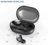 Bluetooth 5.0 Deep Bass True Wireless Earbuds Built-in Microphone, Tranya T3 Sports Wireless Headphones, 6-8 Hours Continuous Playtime, 60 Hours