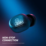 SoundPEATS True Wireless Earbuds 5.0 Bluetooth Headphones in-Ear Stereo Wireless Earphones with Microphone Binaural Calls, One-Step Pairing