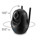 Reolink WiFi Camera Indoor 4MP HD PT Baby Monitor, 2.4/5 GHz Wireless Cameras for Home Security with Pan Tilt, Night Vision, Two Way Audio Black