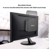 AK2 Mini PC,Intel Celeron J3455,Windows 10 Mini Computer,8GB RAM/120GB mSATA SSD,4K HD Graphics,Gigabit Ethernet,Dual Band Wi-Fi,Bluetooth 4.2